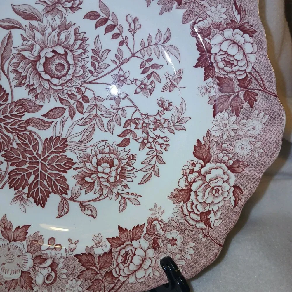 The Spode Archive Collection Jasmine Buffet Dessert Plate 9.5